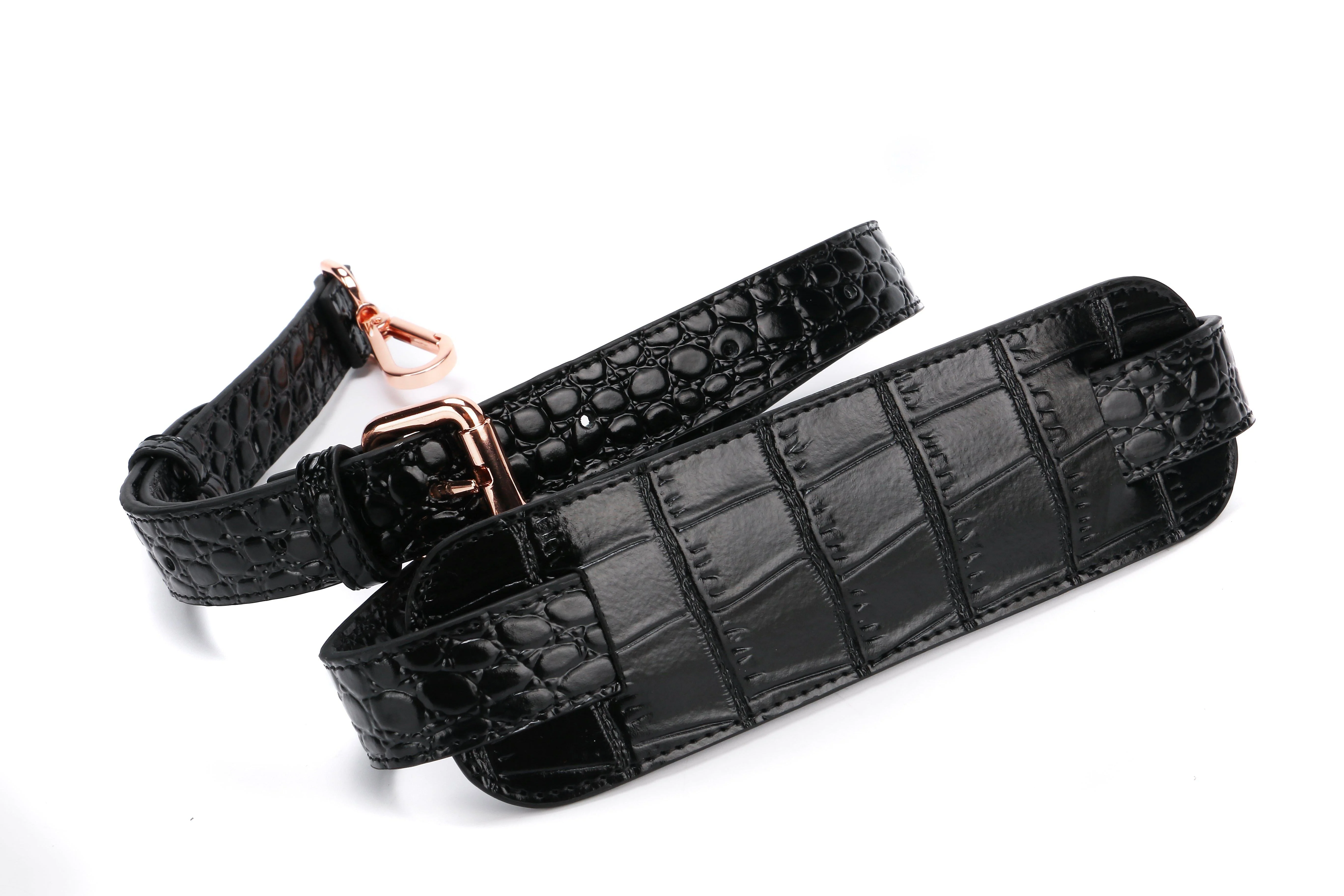 [limited edition] JULIA BLACK | croc patent Leather 14"Laptop Handbag | CHAMPAGNE GOLD - Image 5