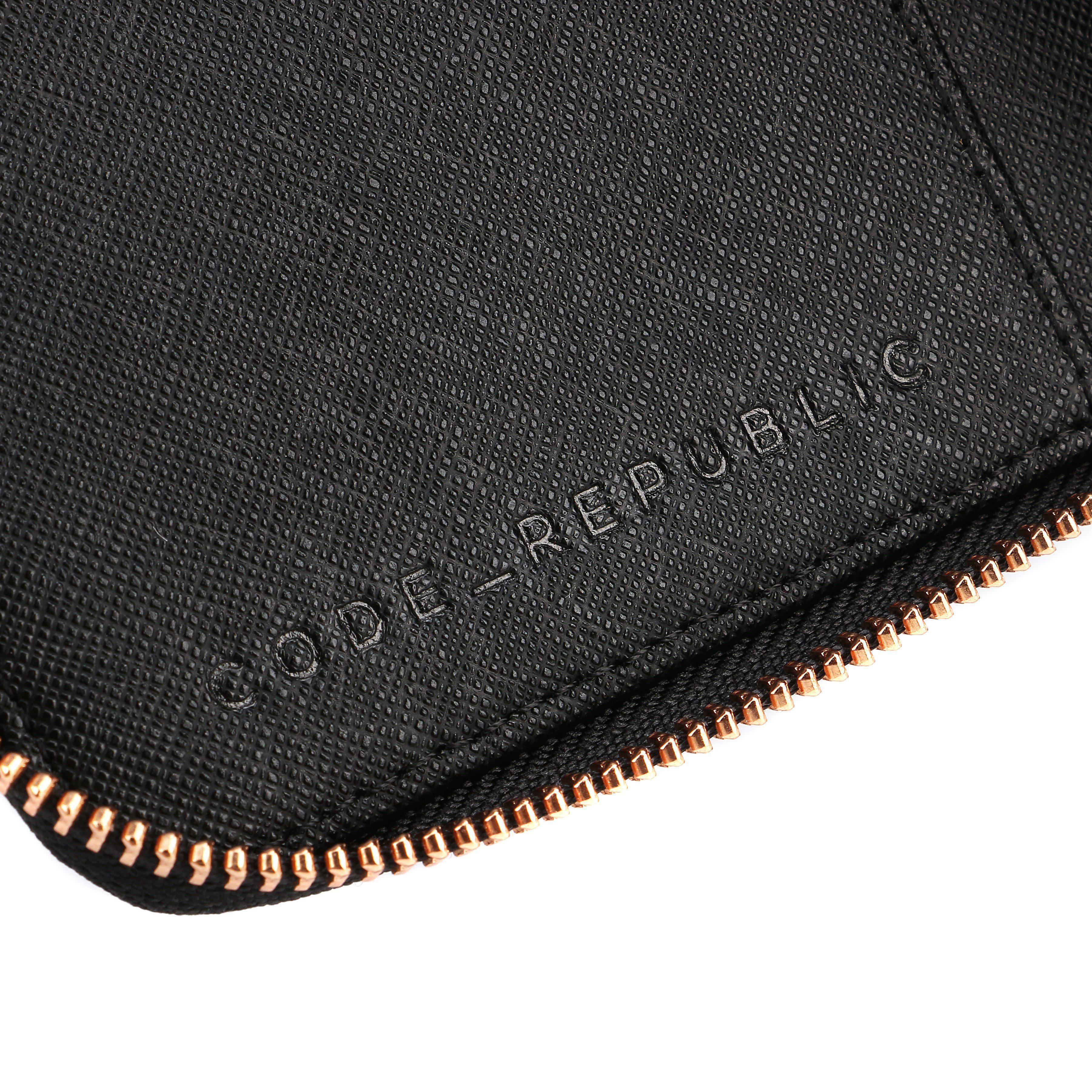 PASSPORT PHONE WALLET Saffiano Leather Rose Gold - Image 7